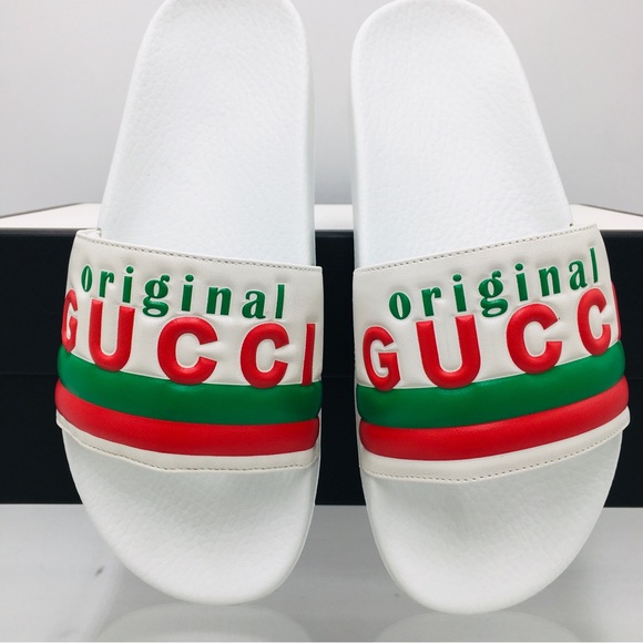 Gucci 630606 DIROO 9014  Slide Flip Flops - Women’s Size US 10 - Picture 8 of 14